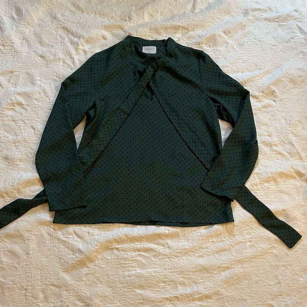 Polka dot blouse from Unique Vintage